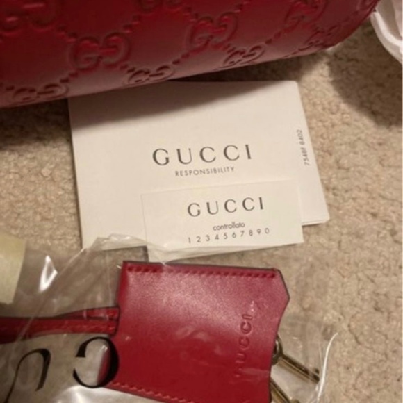 Gucci CC signature padlock backpack main image 2